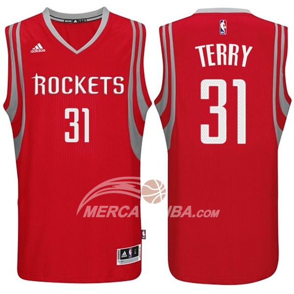Maglia NBA Terry Houston Rockets Rojo